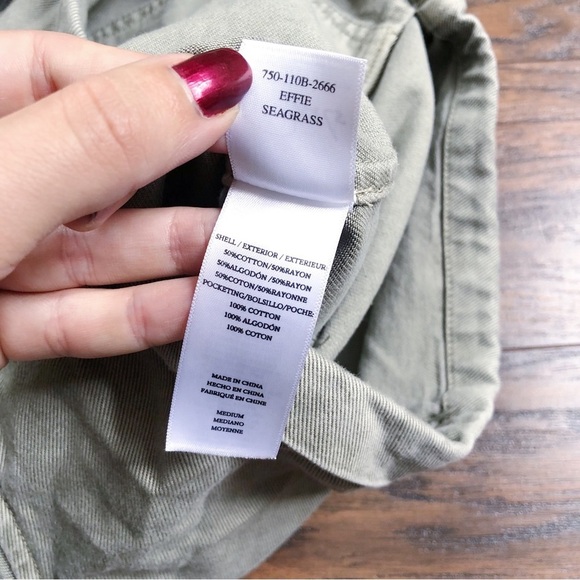 Rails • Effie Utility Romper shortalls playsuit Seagrass sage green twill zip - Picture 8 of 12